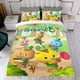thumbnail image 4 of Katuri Conjunto de sábanas temático, trío de piezas, cómodo y amigable con la piel, diseño único, regalo de decoración para el hogar para familiares, amigos y fans,173cm *218cm, 4 of 6