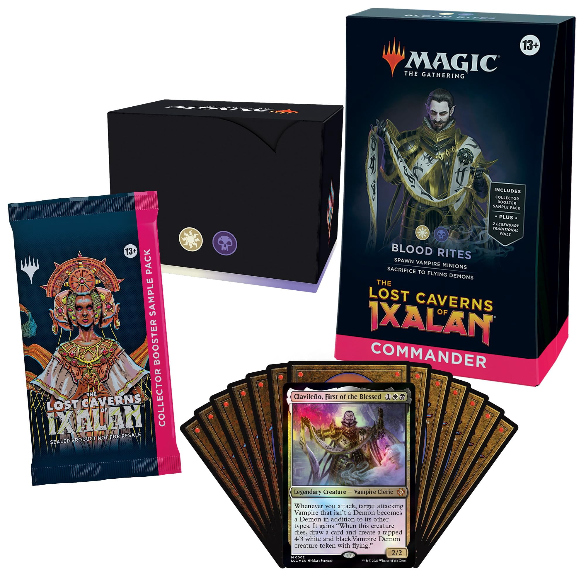 Commander Deck Magic The Gathering Blood Rites con accesorios