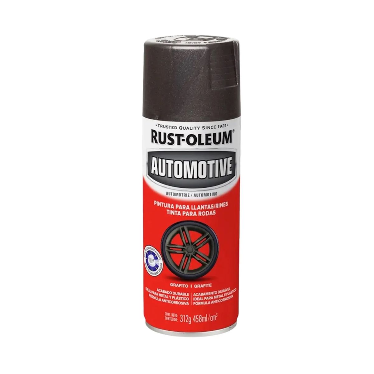 Rust-Oleum - Pintura En Spray Automotive Para Llantas/Rines Grafito Satinado 312 G