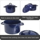 thumbnail image 2 of Stock Pot IMUSA USA C20666-1062810W Esmalte moteado, 4 litros, azul, 2 of 8