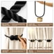 thumbnail image 3 of Cortinas magnéticas Hion Black, 2 unidades, para decoración del hogar, 3 of 7