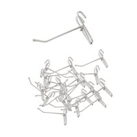 Bothyi - Ganchos De Exhibición De Panel De Pared De Rejilla, 25 Uds., Para Garaje, Tienda De Conveniencia, Tienda Minorista, 15Cm