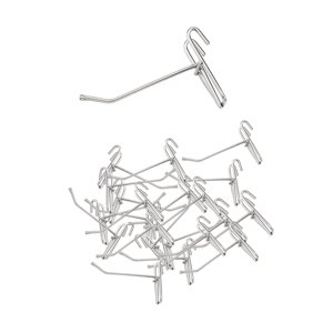 Bothyi - Ganchos De Exhibición De Panel De Pared De Rejilla, 25 Uds., Para Garaje, Tienda De Conveniencia, Tienda Minorista, 15Cm