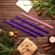 thumbnail image 4 of Juego de 12 velas Taper Candles NIKY, 25 cm, sin perfume, color marfil, 4 of 6