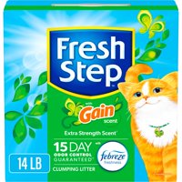 Arena Para Gatos Fresh Step Clumping Con Aroma Febreze Gain, 6,35 Kg