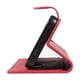 thumbnail image 4 of Funda tipo cartera con tapa para Motorola Edge 50 Neo con tarjetero, soporte y cubierta magnética Rojo, 4 of 6