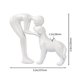 thumbnail image 4 of Figurilla FriyGardcn 15 cm Blanca de Persona y Perro, 4 of 7