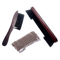 Magideal - 1 De Limpiador De Cepillos De Billar Con Eje De Taco De Tela, De Cepillos Para Rieles, Herramientas De Limpieza Púrpura