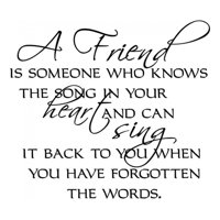 Rienda Libre Graphics - Decomural The Song In Your Heart Friends Ws-15966