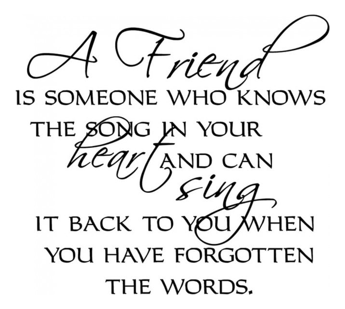 Rienda Libre Graphics - Decomural The Song In Your Heart Friends Ws-15966