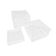 thumbnail image 4 of Elevadores de Buffet de 3 uds., cubo acrílico para exhibición, elevadores anidados, ahorro de espacio, elevador de comida, juego de exhibición de mesa transparente, 4 of 5