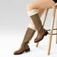 thumbnail image 2 of Bota Larga Mujer Moda Gamuza Con Felpa Vintage Weide CZY601, 2 of 11
