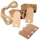 thumbnail image 1 of 150 PCS Brown Gift Tags, Kraft Papel Tags Hearte Hollow Brown Gift Tags Labels Rectangular Wedding Favour Papel Tags Manualidad Hang Tags Luggage Tags Brown Tarjeta con Jute Twine 30 Meters, 1 of 7