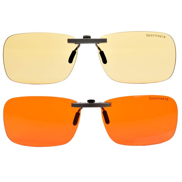 Gafas Con Clip Que Bloquean La Luz Azul Día Y Noche