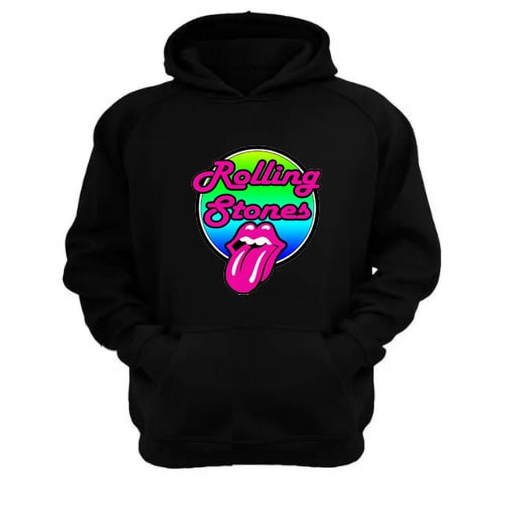 Genérico - Polerón Canguro The Rolling Stones Negro Talla Xs Unisex