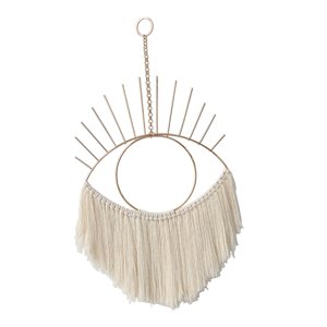 Bothyi - Tapiz Tejido De Macramé Bohemio Para Colgar En La Pared, Arte Artesanal, Para Dormitorio, Fiesta, Boda