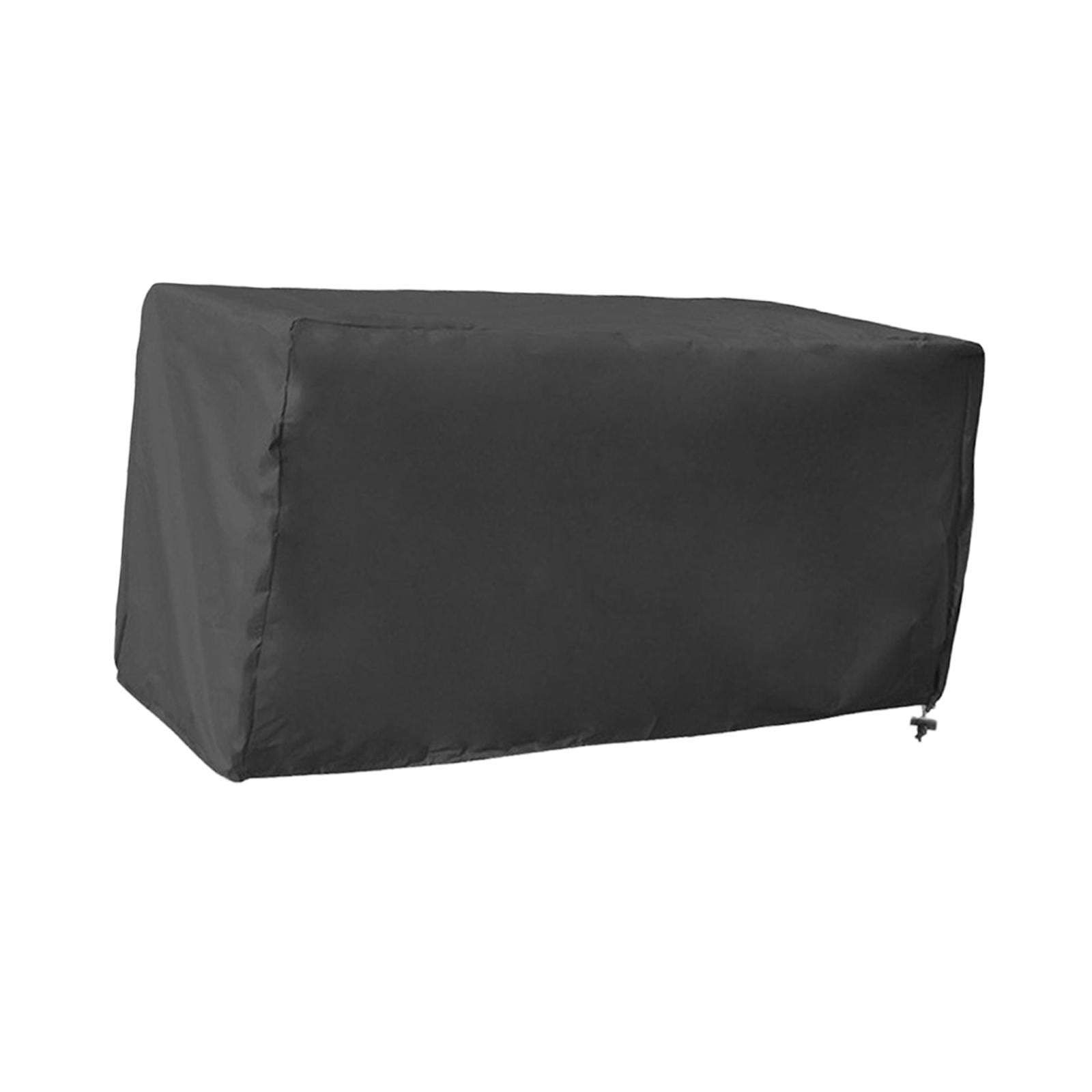 Magideal - Funda Para Baúl De Jardín, Funda Para Sofá De Dos Plazas Con Cordón Ajustable, Para Exteriores, Banco De Almacenamiento, Impermeable Para Silla, Sofá,