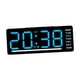 thumbnail image 1 of Regalos De Reloj Digital Reloj De Mesa De Pantalla Grande Para La Sala De Estar De Dormitorio Oficina Azul, 1 of 5