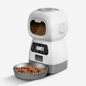 Genérico - Dispensador De Alimentos Automatico Gatos Y Perros Voces