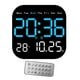 thumbnail image 1 of Reloj Despertador Digital Reloj De Mesa Configuración De Alarma Dual Para El Hogar Dormitorio Mesita De Noche Azul, 1 of 3