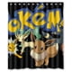 thumbnail image 1 of Cortina de ducha de Pokémon Eeveelutions, juego de cortina de baño con ganchos, tamaño 60 x 72 pulgadas, 1 of 3