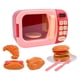 thumbnail image 3 of Juguetes De Cocina De Comida Realistas Que Aprenden Para Niños 3+ Mini Horno De Microondas Playset Rosa, 3 of 5