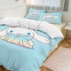 thumbnail image 1 of Cinnamoroll Quilt Set Thicken Soft 3 Pieces Bedding Set All Season Duvet Cove with 2 Pillowcases for Adult Women Girls Teens Home Room Decor, 1 of 5