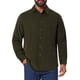 thumbnail image 1 of INSPIRE CHIC Camisa de Vestir para Hombre 100% Algodón Manga Larga Sólida Casual con Botones XL Verde Oliva, 1 of 6