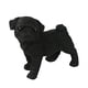 thumbnail image 2 of Estatua De Perro En Miniatura De Pug Para Salpicadero De Coche, Sala De Estar, Color Negro, 2 of 5