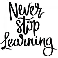 Rienda Libre Graphics - Decomural Never Stop Learning School Ws-46416