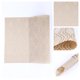 thumbnail image 5 of Juego de 6 manteles individuales de plástico para decoración de mesa de comedor, lavables, manteles de cocina, limpiar con un paño, dorado, 17.7*11.8 pulgadas, 5 of 6