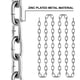 thumbnail image 2 of Cadena VEVOR de hierro galvanizado de grado 30 1/4 pulgadas x 100 pies, 2 of 9