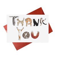 Tarjetas De Agradecimiento Gonzey Gatos