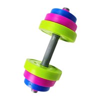 Magideal - Juguetes Para Niños, Mancuernas De Imitación Para Niños Pequeños, Pesas De Gimnasio, Juego De Juguetes Ajustable Para Niños, Entrenamiento De Elevació