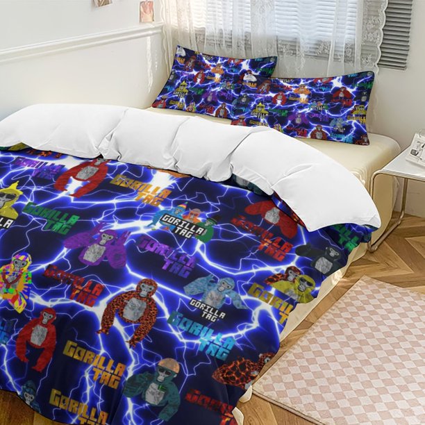 Game Gorilla Tag 3-Piece Bedding Set Soft Warm And Comfortable Bed Set