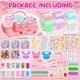 thumbnail image 2 of Kit de burbujas Nano Tape Jimcii Pink Bow con Squishy Maker Kids, 2 of 7