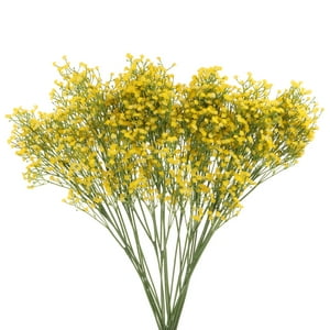 Flores Artificiales Uxcell Amarillo