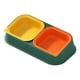 thumbnail image 5 of Tazón Para Mascotas Comedero Para Alimentos Y Agua Con Soporte Desmontable Para Suministros Para Mascotas Gatos Verde, 5 of 5