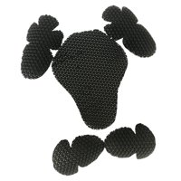 Magideal - 5X Accesorios Protectores Chaquetas De Moto De Hombro Trasero Incorporado Unisex