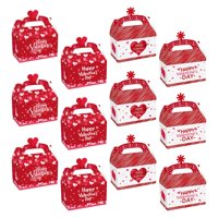Magideal - 12 Piezas Cajas De Regalo Para El Día De San Valentín Cajas De Regalo Pequeñas Cajas De Regalo Cajas De Papel Portátiles Cajas De Regalo Para Dulces Y