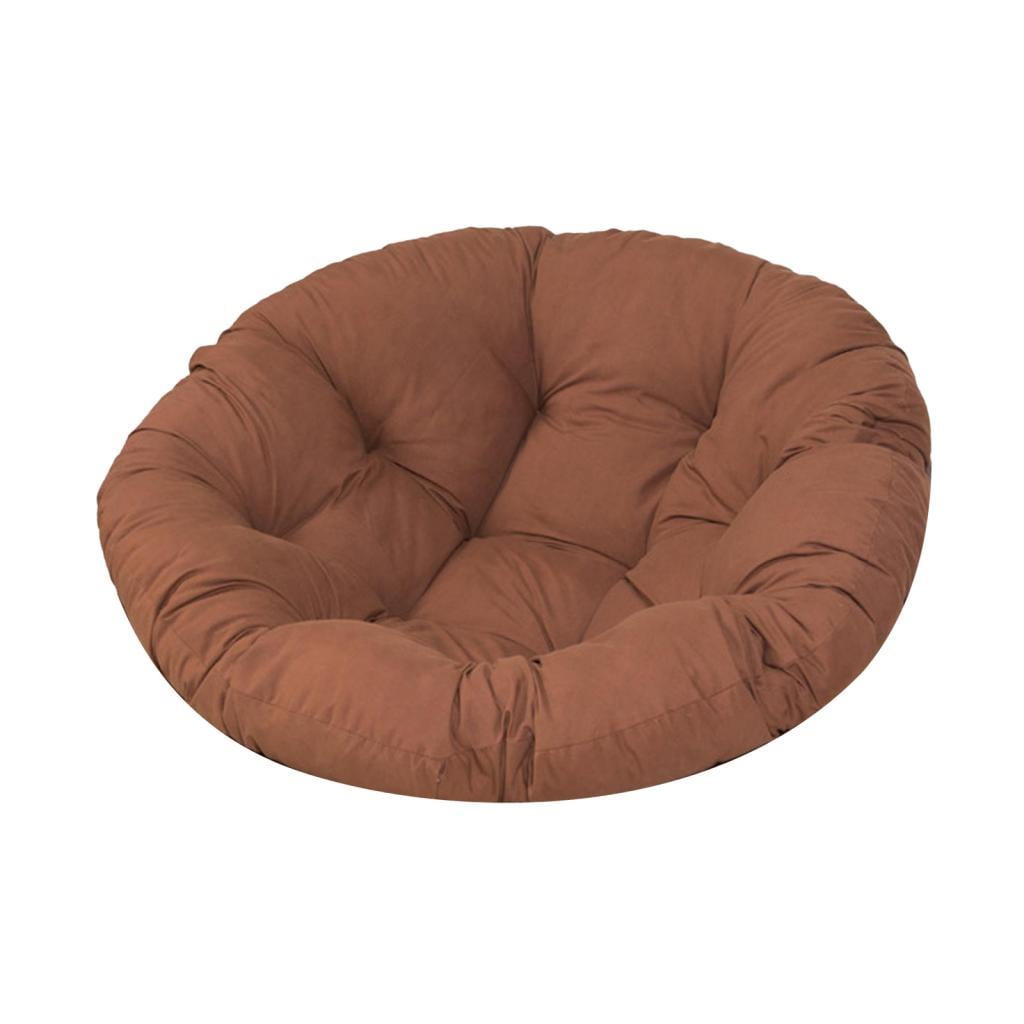 Magideal - Cojín Para Silla De Hamaca, Cojín Redondo, Cojín Para Asiento, Cojín Lavable Para Colgar En Forma De Huevo, Cojín Para Sillas Colgantes, Camas Colgant Marrón