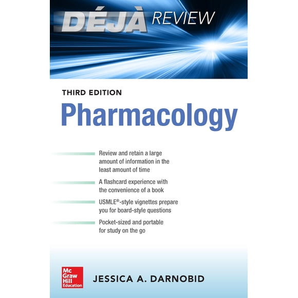 Libro McGraw-Hill Education Deja Review: Farmacología (Tercera Edición)