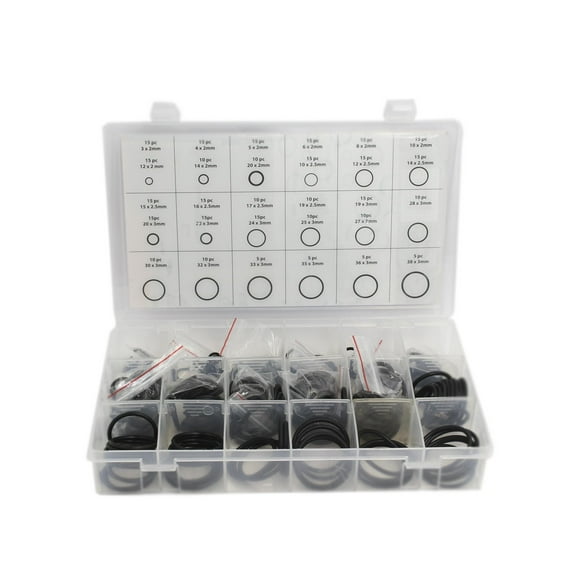 Set De Gomas Para Sellar Oring 350 Piezas