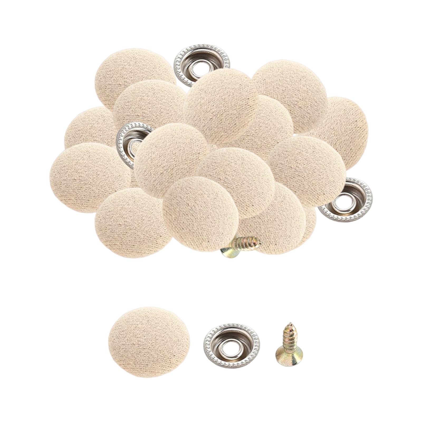 Ioensy - 50 Botones De Reparación De Techo De Coche, Fácil Instalación, Hebilla Fija Para Camiones, Suv, Color Beige