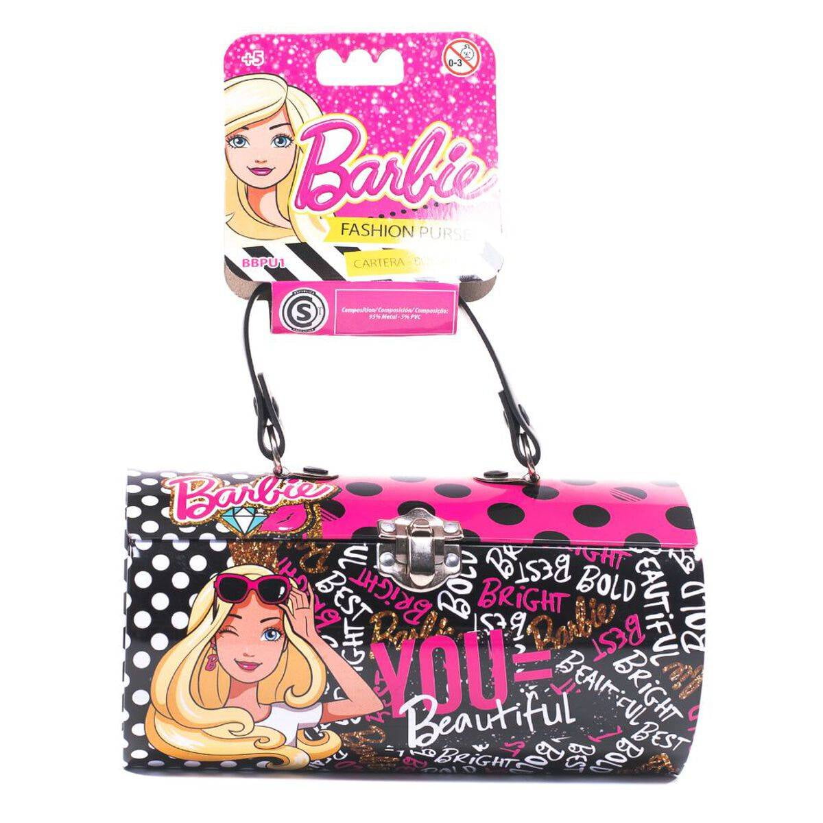 Cartera Metálica Barbie Fashions Colores Brillantes