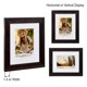 thumbnail image 2 of Marco de fotos SimpleMe 3.5x5 con paspartú – Pack de 2 en madera marrón, 2 of 8