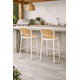thumbnail image 4 of Taburete Delta Lombardia Piso De Bar O Terraza 66cm Blanco, 4 of 5