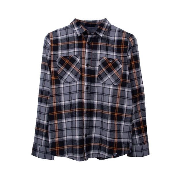 Camisa Niño Manga Larga Cuadrille Negro