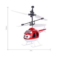 Total Click - Juguete Helicoptero Volador A Control Remoto Rojo