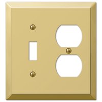Placa De Pared Amerelle 163Tdbr Century Single Toggle/Single Duplex